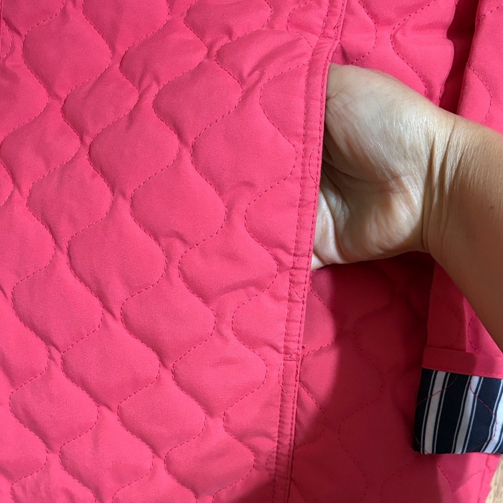 Karen Scott Coral Quilted Jacket - Picture 8 of 11